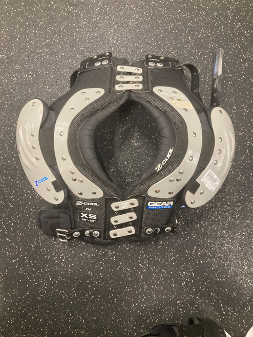Vist Large View of Product Image Which is Used Gear 2000 ZCOOL SP JV XS FB Shoulder Pads Black XS