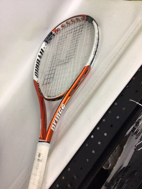 Vist Large View of Product Image Which is Used Prince MIDPLUS Adult Tennis Racquet Orange Unknown