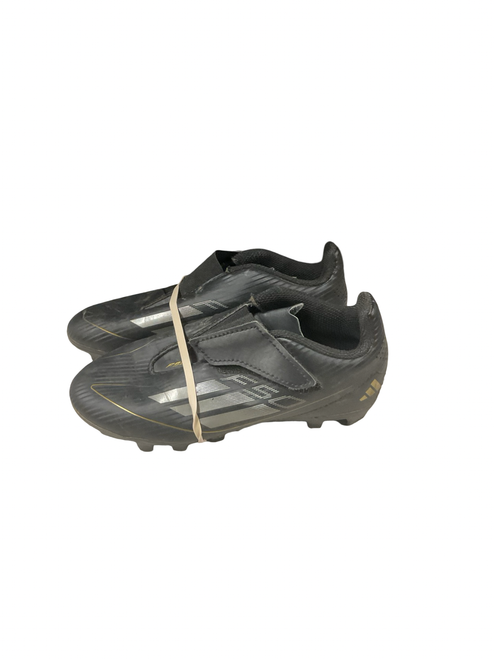 Vist Large View of Product Image Which is Used Adidas Soccer Cleats Black Youth 12.0