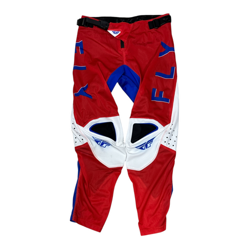 Vist Large View of Product Image Which is Used Fly Racing Adult Motocross Bottom Red Senior