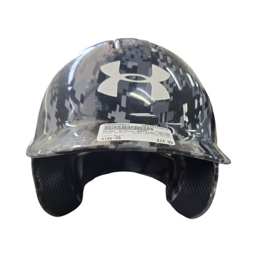 Vist Large View of Product Image Which is Used Under Armour BATTING HELMET Batting Helmet No Mask Black One Size
