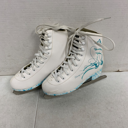Vist Large View of Product Image Which is Used AMERICAN Girls Figure Skate White Junior 05