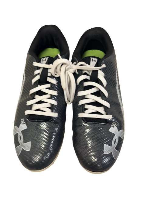 Vist Large View of Product Image Which is Used Under Armour Kids' Blur Select MC 3028233-002 Football Cleats Black Size 6