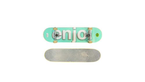 Vist Large View of Product Image Which is Used Enjoi SKATEBOARD Complete Skateboard Turquoise 8"