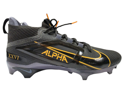 Vist Large View of Product Image Which is Used Nike ALPHA LAX Cleats Mens Black Size 12
