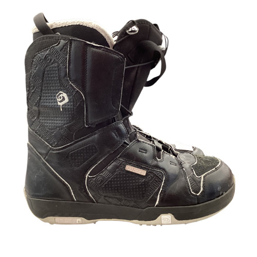 Vist Large View of Product Image Which is Used Salomon FACTION SZ 10 Mens Snowboard Boots Black Senior 10