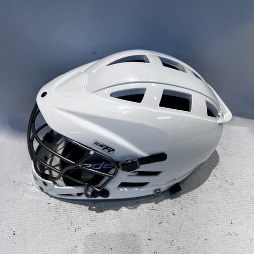 Vist Large View of Product Image Which is Used Cascade CSR Lacrosse Helmet White XS