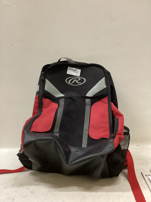 Vist Large View of Product Image Which is Used Rawlings BACKPACK RED BB/SB Player Backpack Red