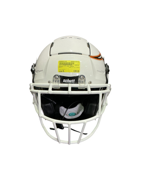 Vist Large View of Product Image Which is Used Schutt F7 LX1 YOUTH FB Helmet White XL