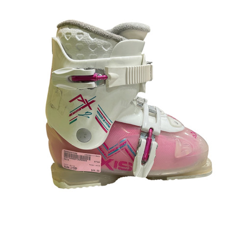Vist Large View of Product Image Which is Used AXIS Girls DH Ski Boot White 215 MP - J03