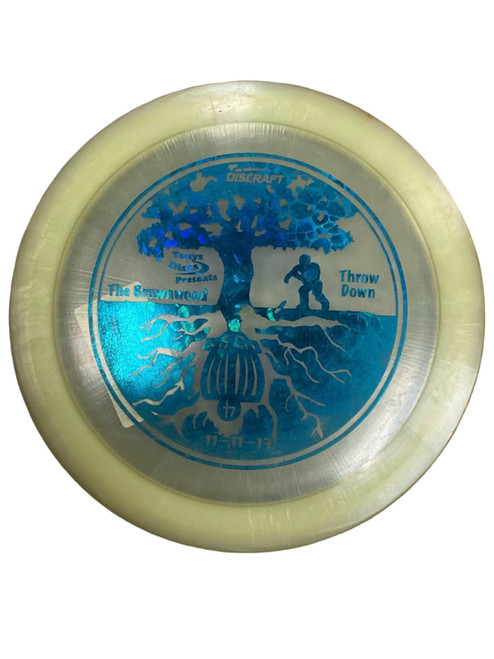 Vist Large View of Product Image Which is Used Discraft MACHETE Disc Golf Driver Clear 174g