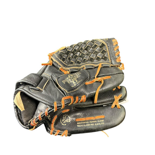 Vist Large View of Product Image Which is Used Mizuno 11.5 RHT MIUZNO POWER CLOSE BB/SB Glove RH Throw Black 11 1/2"