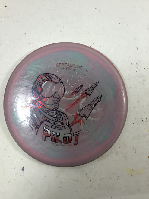 Vist Large View of Product Image Which is Used Streamline NEUTRON PILOT Disc Golf Putter Pink