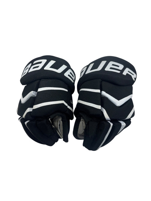 Vist Large View of Product Image Which is Used Bauer LEGACY GLOVE Youth Gloves Black 8"