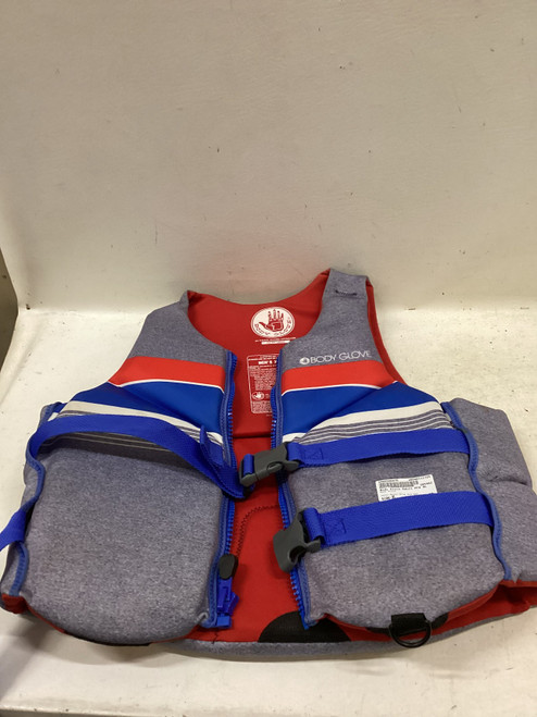 Vist Large View of Product Image Which is Used Body Glove Adult PFD Royal Blue And Red XL