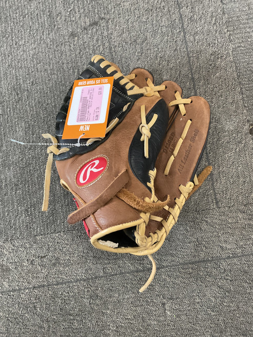 Vist Large View of Product Image Which is Used Rawlings PREMIUM SERIES D120BD BB/SB Glove RH Throw Brown 12"