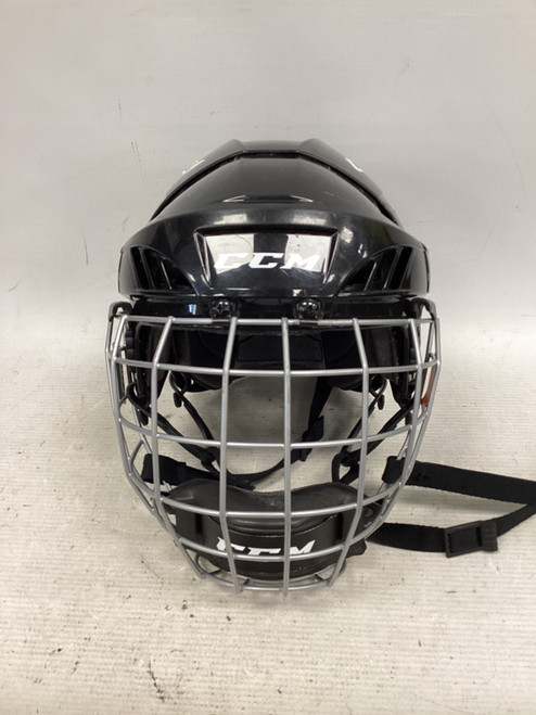 Vist Large View of Product Image Which is Used CCM FL 40 XS Helmet Cage Combo Black SM