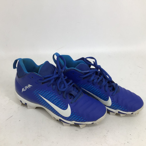 Vist Large View of Product Image Which is Used Nike ALPHA MENACE 2 SHARK SR 8.5 FB CLEAT Adult FB Cleats Royal Blue Senior 8.5