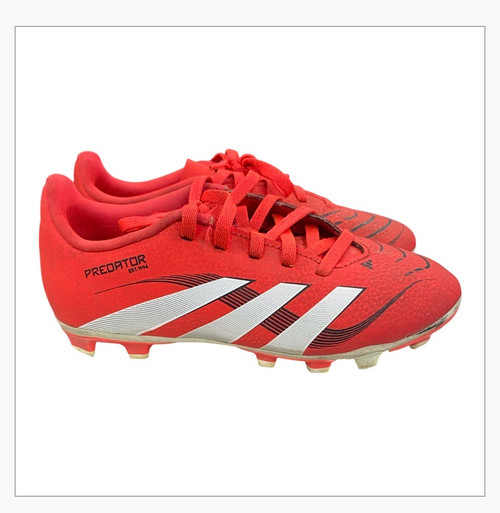 Vist Large View of Product Image Which is Used Adidas Soccer Cleats Red Junior 02