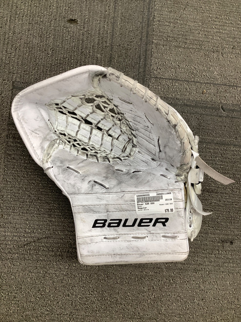 Vist Large View of Product Image Which is Used Bauer S20 GSX Junior Goalie Catcher White