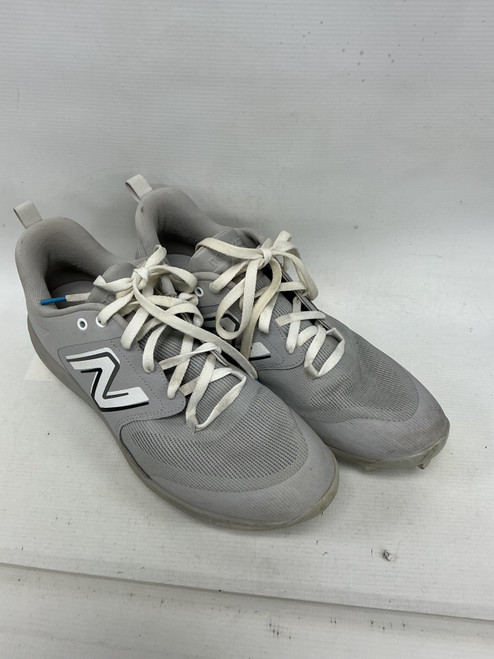 Vist Large View of Product Image Which is Used New Balance FRESH FOAM 3000 BB/SB Cleats Grey Senior 14