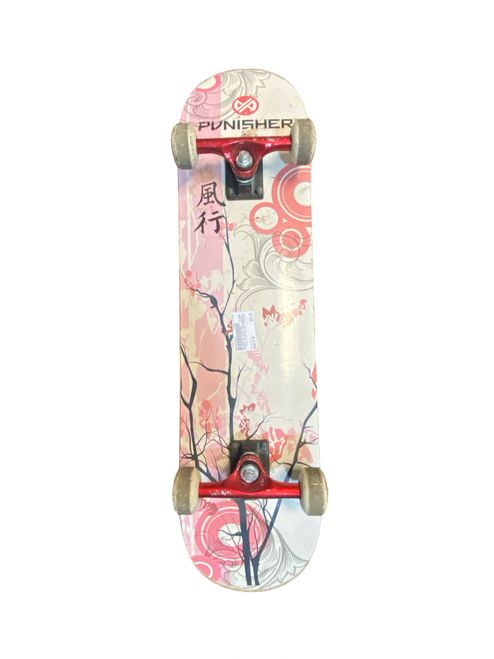 Vist Large View of Product Image Which is Used CHERRY BLOSSOM SKATEBOARD Complete Skateboard Pink 8"
