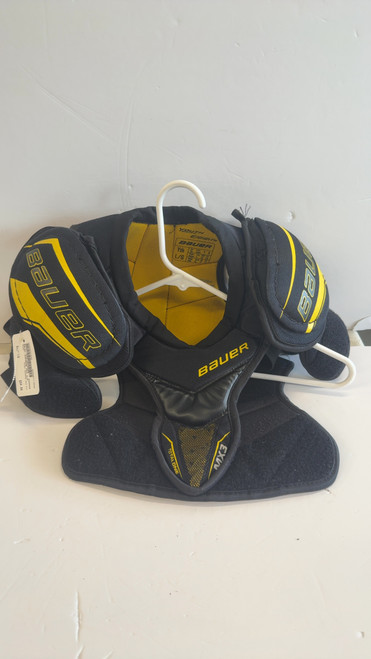 Vist Large View of Product Image Which is Used Bauer SUPREME MX3 S/P Youth Shoulder Pads LG