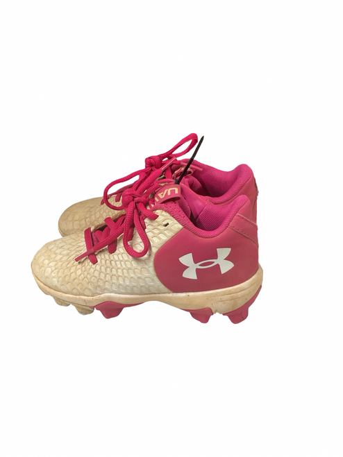 Vist Large View of Product Image Which is Used Under Armour UA PINK CLEAT BB/SB Cleats Pink Youth 12.0