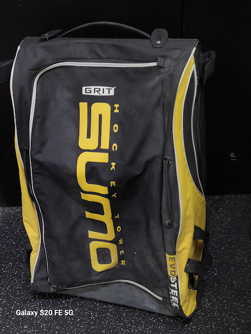 Vist Large View of Product Image Which is Used Grit Sr Hockey Wheeled Black