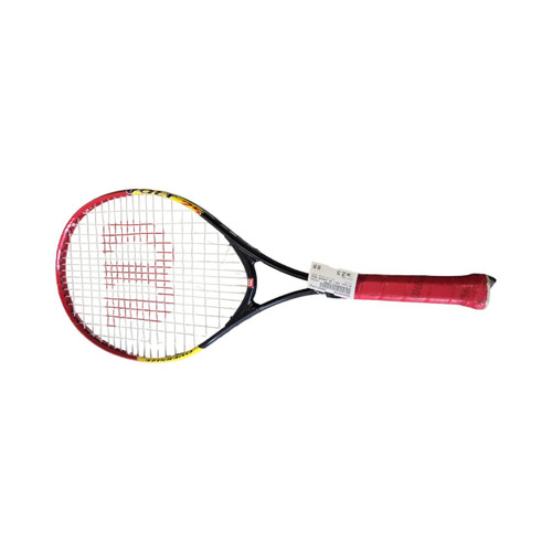 Vist Large View of Product Image Which is Used Wilson VOLT 25 JUNIOR RACKET Junior Tennis Racquet Red 25"