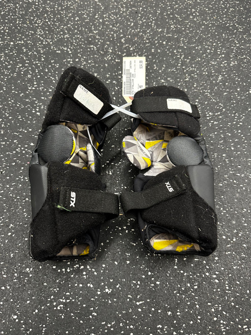 Vist Large View of Product Image Which is Used STX STALLION 200 Lacrosse Arm Pads/Guards Black MD