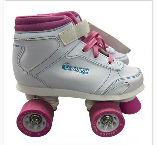 Vist Large View of Product Image Which is Used Chicago CHICAGO SZ 3 QUADS Junior Roller Quad Skates White Junior 03