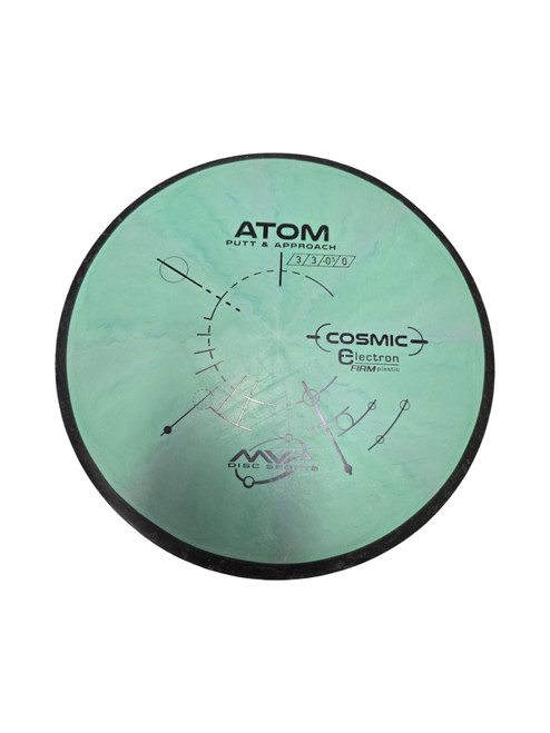 Vist Large View of Product Image Which is Used MVP ATOM COSMIC ELECTRON Disc Golf Putter Green