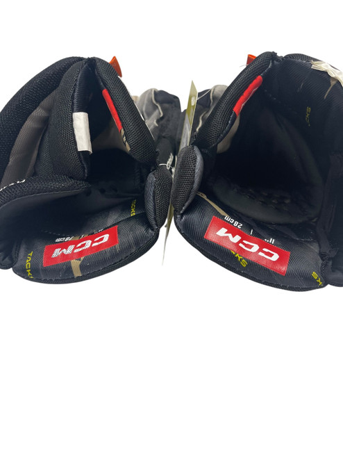 Vist Large View of Product Image Which is Used CCM TACKS ASV Junior Gloves Black 11"