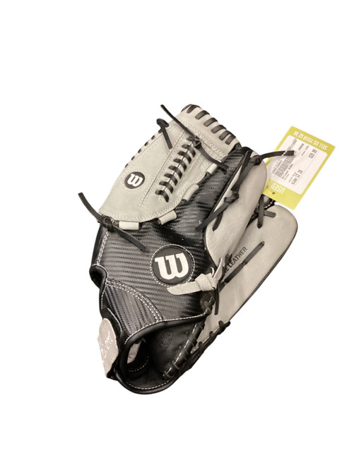 Vist Large View of Product Image Which is Used Wilson A360 BB/SB Glove RH Throw Grey 13"