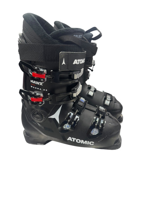Vist Large View of Product Image Which is Used Atomic MAGNA 80 Mens DH Ski Boot Black 255 MP - M07.5 - W08.5