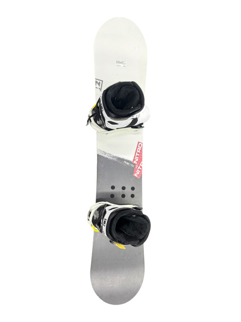 Vist Large View of Product Image Which is Used Nitro PRIME Mens Board/Bindings White 152 cm