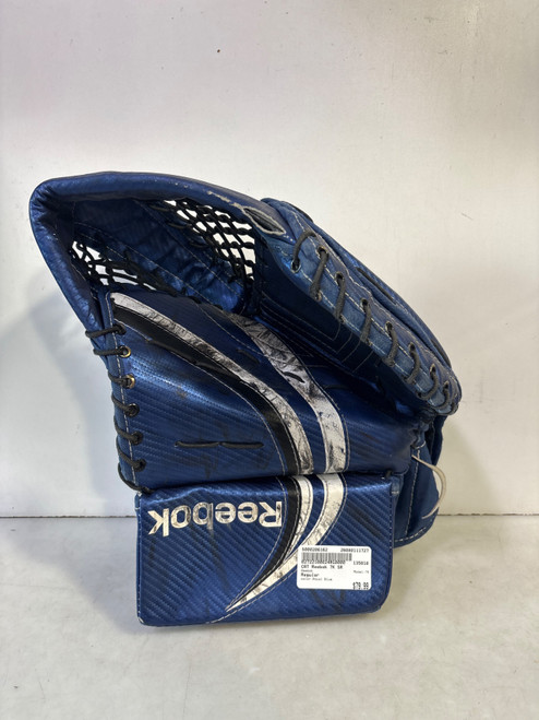 Vist Large View of Product Image Which is Used Reebok 7K Senior Goalie Catcher Royal Blue