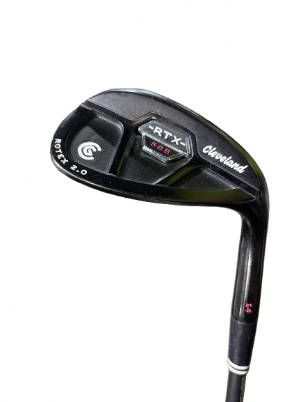 Vist Large View of Product Image Which is Used Cleveland 588 RTX 2.0 RH 56 DGR - BLACK SATIN Golf Wedge Mens RH 56 Degree