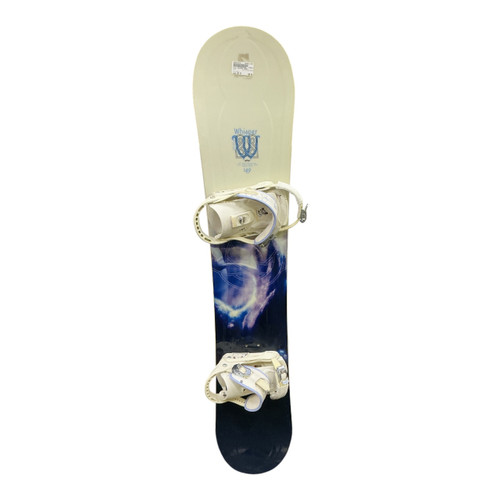 Vist Large View of Product Image Which is Used Lamar WHISPER BOARD Mens Board/Bindings White 149 cm