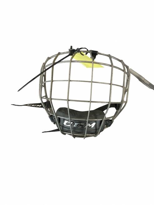 Vist Large View of Product Image Which is Used CCM Hockey Wire Mask Grey SM