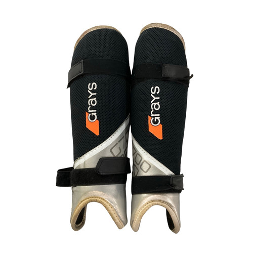 Vist Large View of Product Image Which is Used Grays FIELD HOCKEY SHINGUARDS FH Shin Guards Black 15"