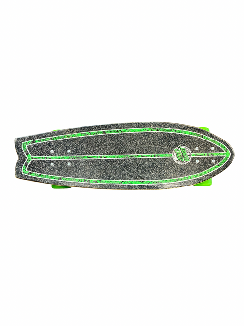 Vist Large View of Product Image Which is Used Santa Cruz CRUZ Complete Skateboard Black Regular
