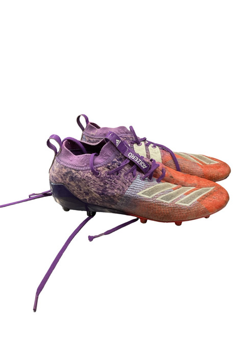 Vist Large View of Product Image Which is Used, Adidas, ADIZERO, Adult, FB Cleats, Purple, Senior 10