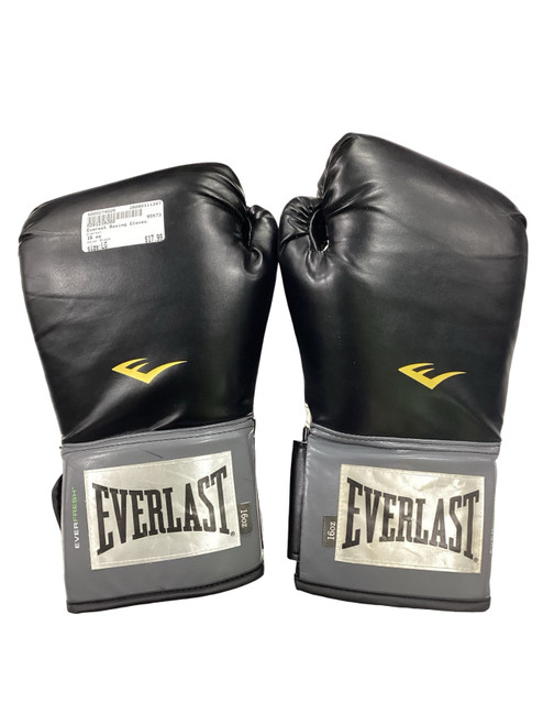 Vist Large View of Product Image Which is Used Everest Boxing Gloves Black LG