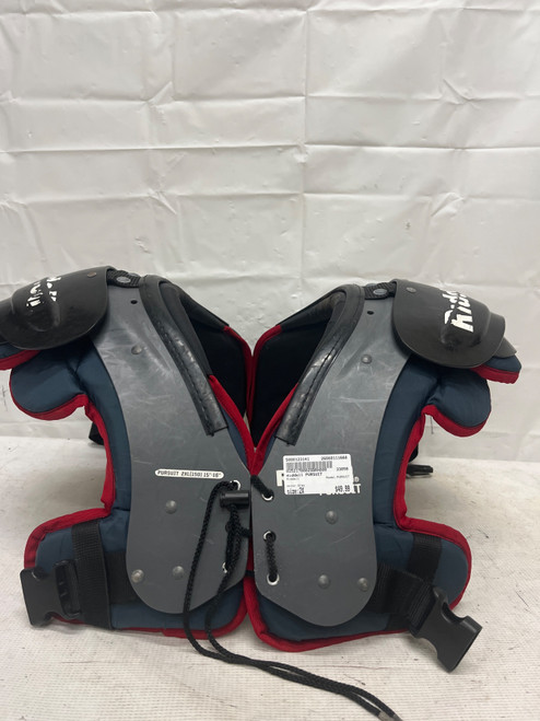 Vist Large View of Product Image Which is Used Riddell PURSUIT FB Shoulder Pads Grey 2X