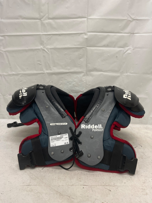 Vist Large View of Product Image Which is Used Riddell PURSUIT FB Shoulder Pads Grey LG
