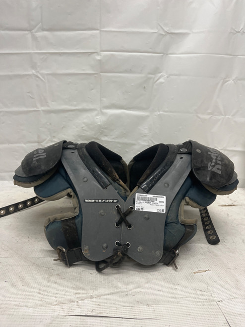 Vist Large View of Product Image Which is Used Riddell PHENOM YOUTH FB Shoulder Pads Grey MD
