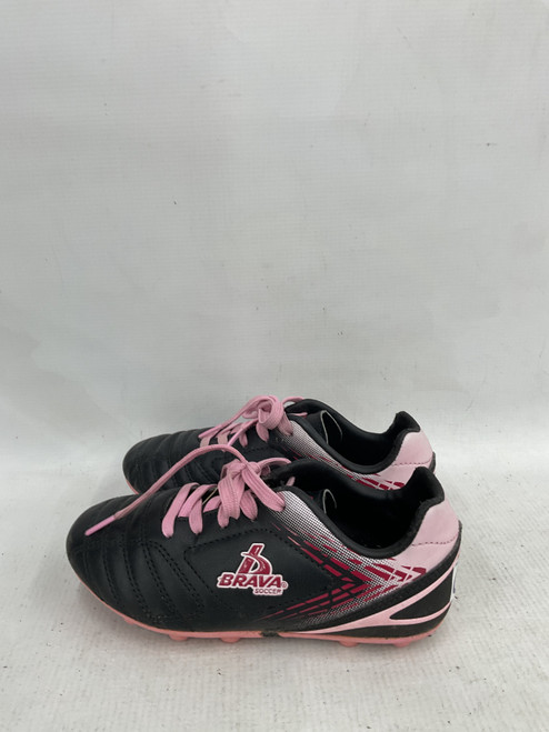 Vist Large View of Product Image Which is Used Brava Soccer Cleats Pink Youth 13.0