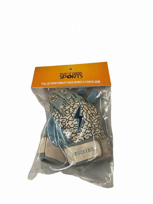 Vist Large View of Product Image Which is Used BRUCE BOLT BB/SB Batting Gloves Royal Blue MD